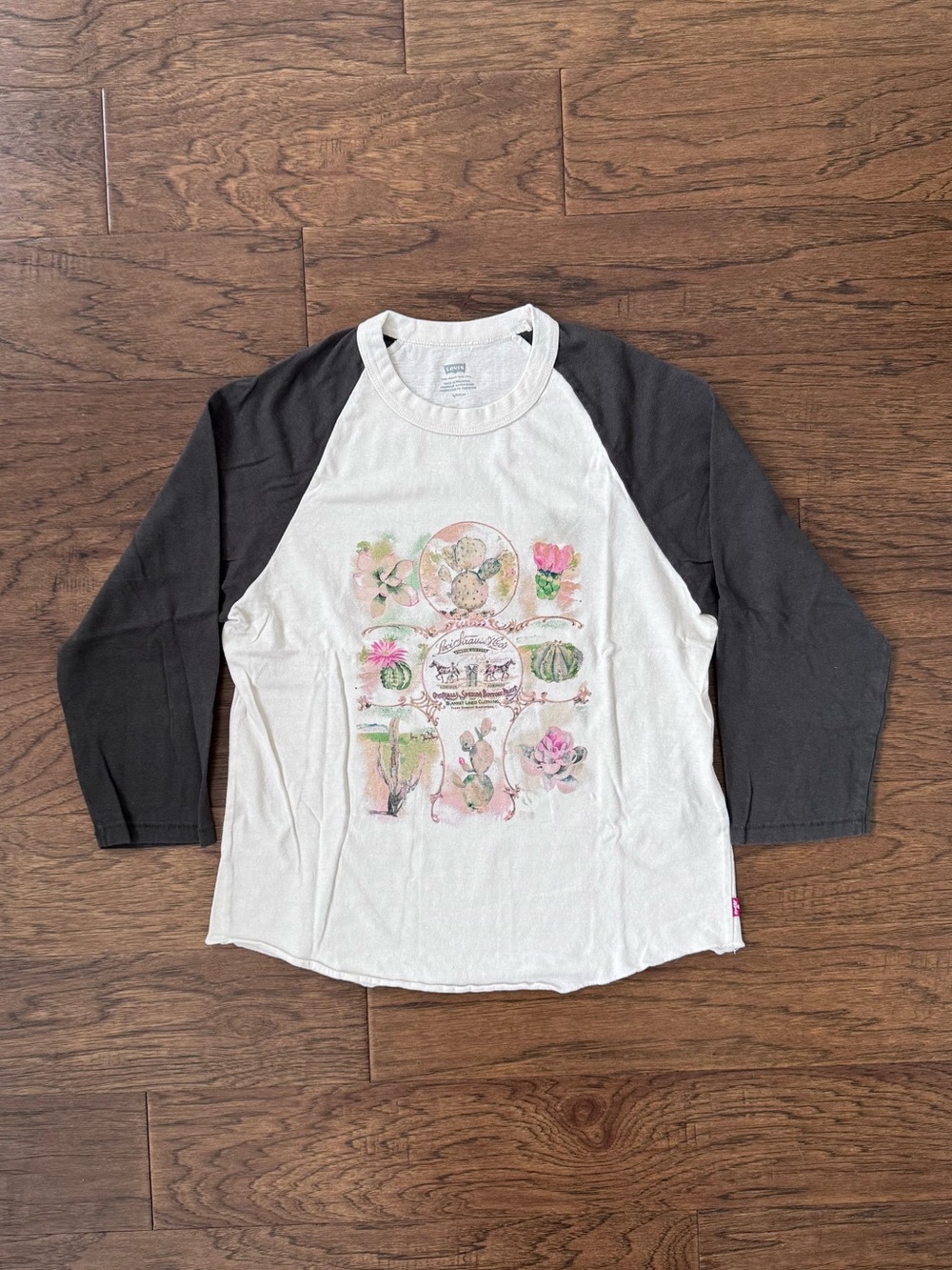 NWOT Levi's Graphic Baseball Tee Western Size Small
